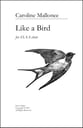 Like a Bird SSAA choral sheet music cover